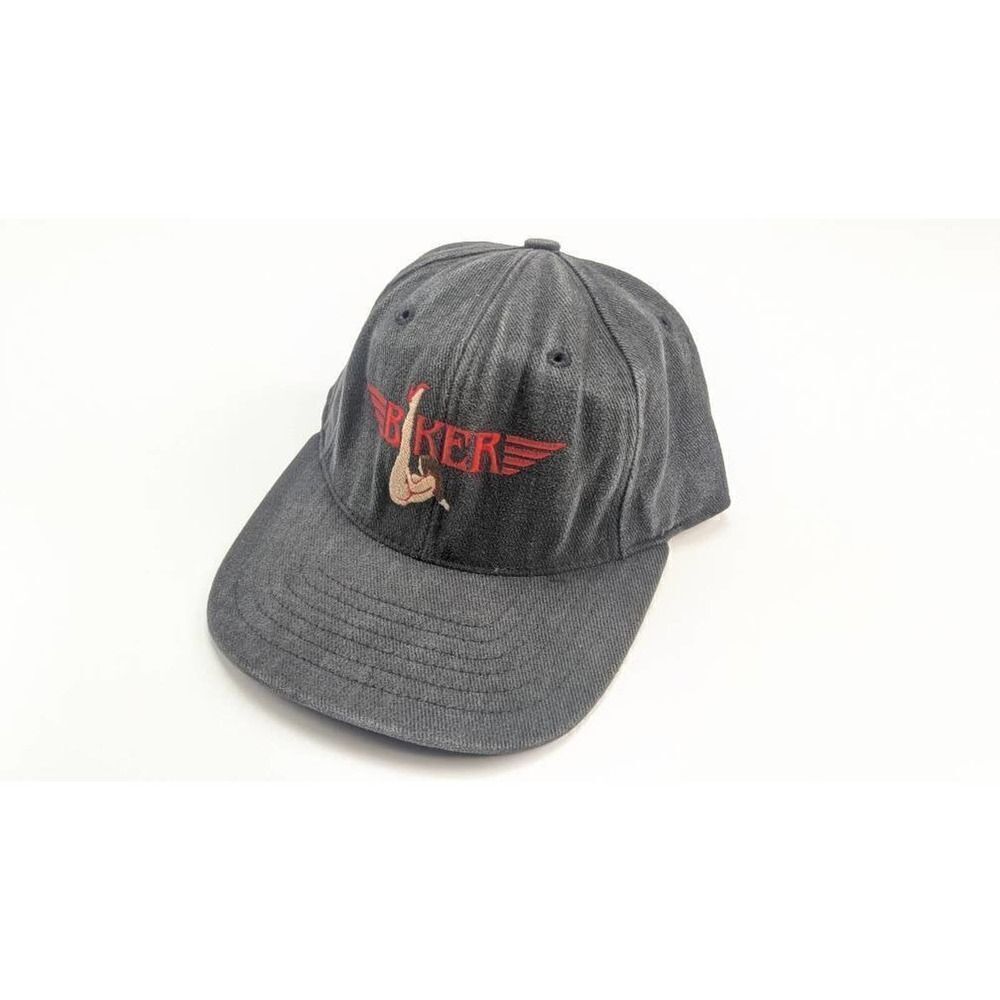 Biker Chick Snapback Hat Vintagd USA Made